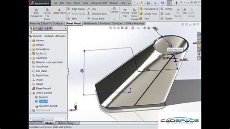 how to fabricate a sheet metal square to round|solidworks sheet metal round bend.